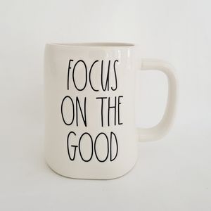 Rae Dunn FOCUS ON THE GOOD mug